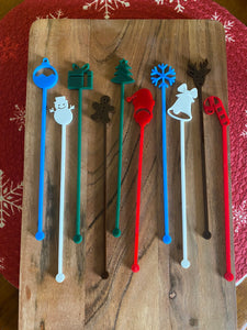 Christmas Swizzle Sticks - Stir Sticks