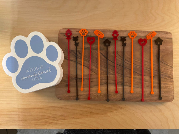 Dog Swizzle Sticks - Stir Sticks