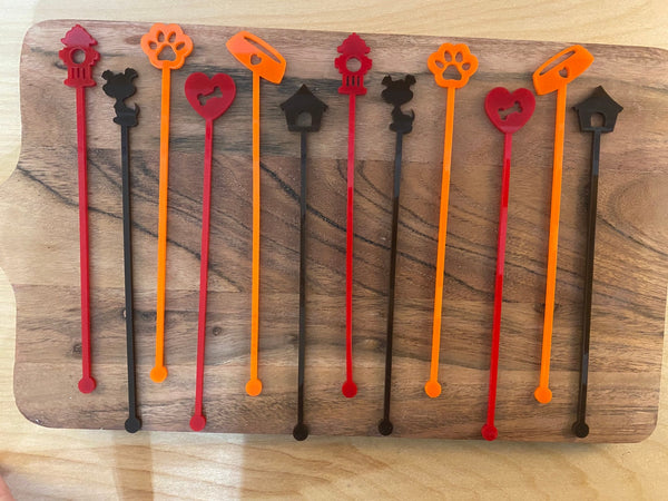 Dog Swizzle Sticks - Stir Sticks