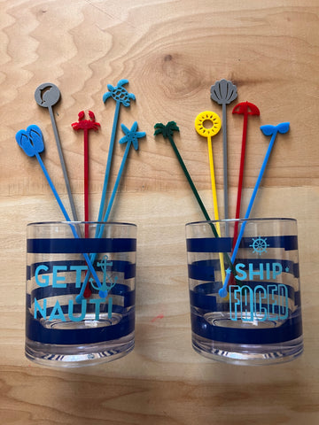 Beach Swizzle Sticks - Stir Sticks