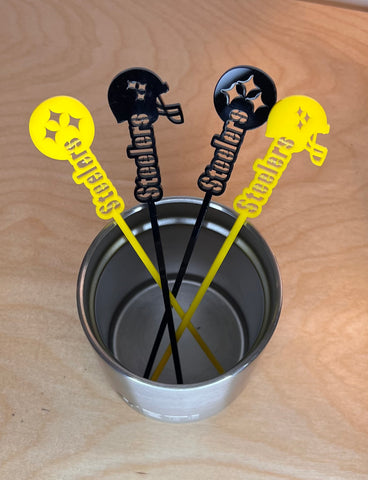 Steelers Swizzle Sticks - Stir Sticks